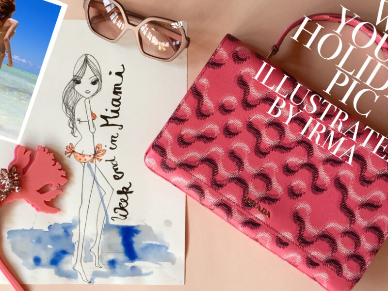 Win an original IRMA illustration of your fashionable holiday picture