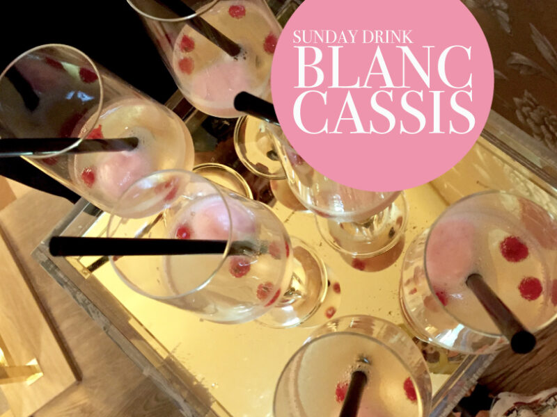 Blanc Cassis, a Cocktail to enjoy on a Sunday Noon