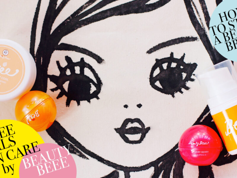 Meet Beee, a young pretty girl who takes care of your skin