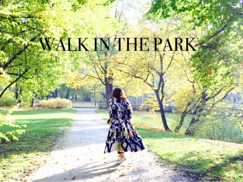 All you need is a coat, some trees and a little bit of sunshine