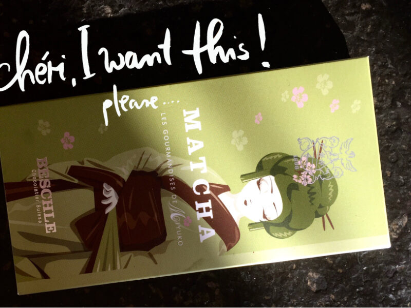 Miyuko’s green chocolate