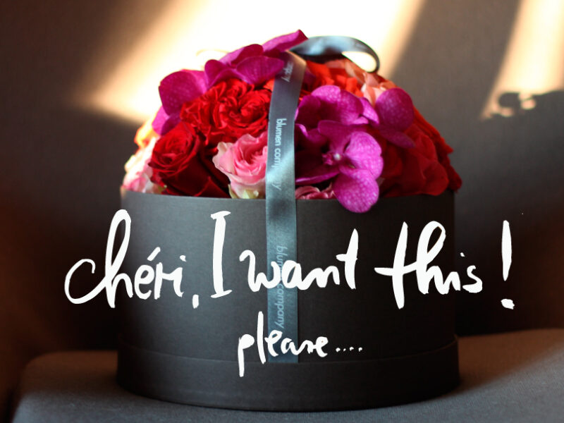 Flowers in a box