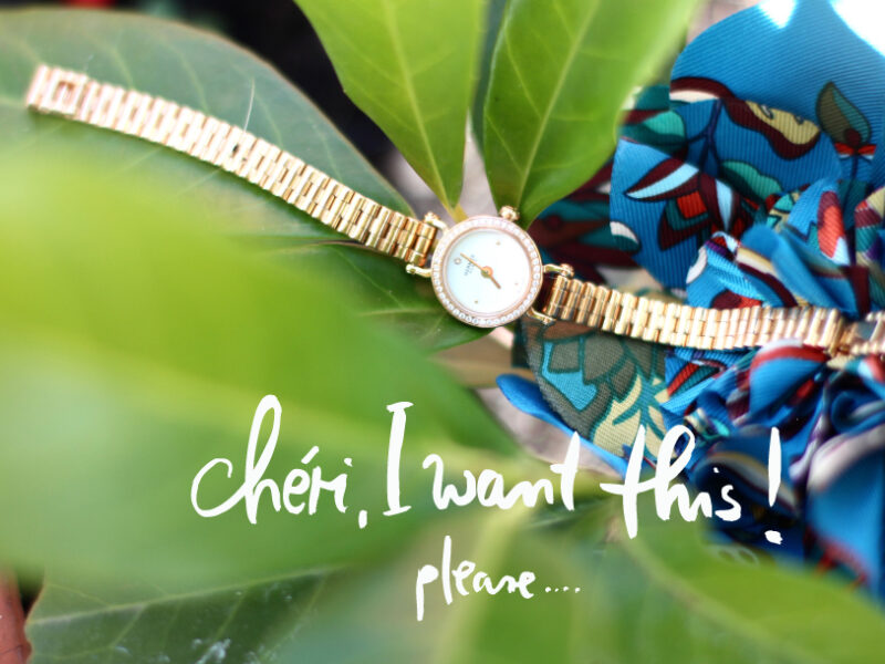 Chérie, I want this! The Hermès Faubourg watch