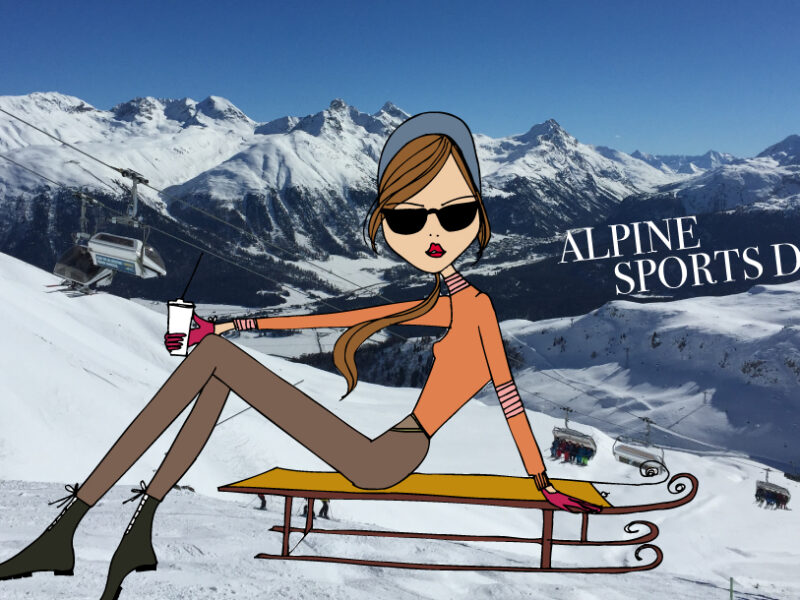 A sporty day in St. Moritz