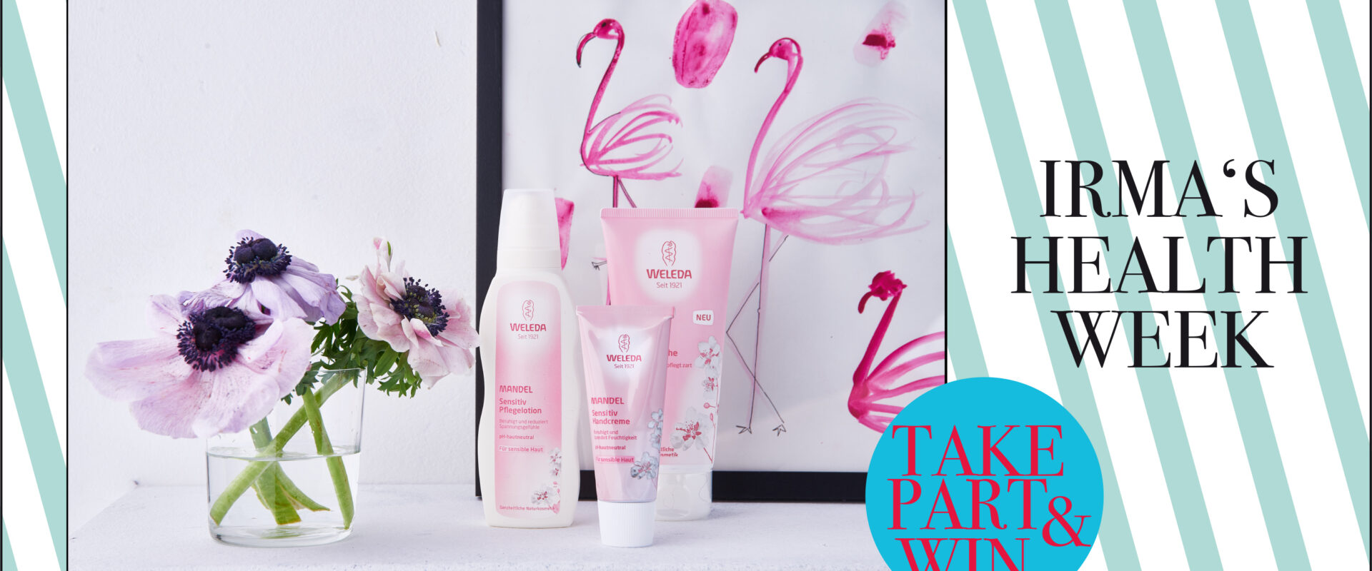 Win Weleda Almond skincare! Take part in the IRMA Health Week