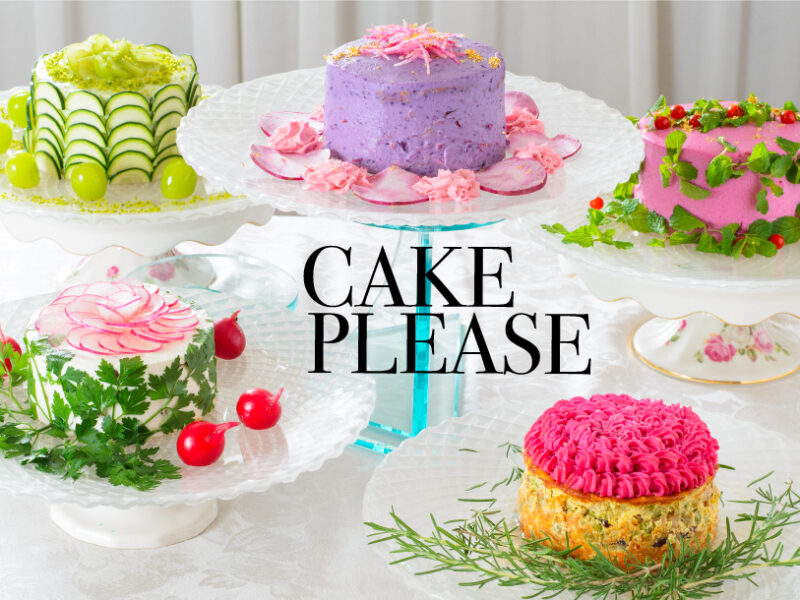 Food as art and salads as cakes