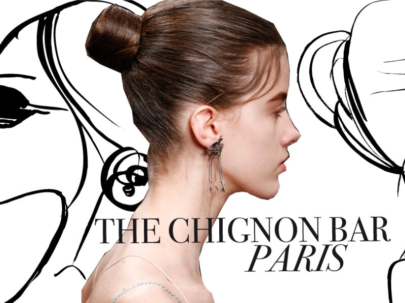 Make a bun or let’s meet at the Chignon Bar in Paris