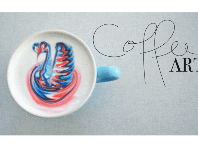 Coffee art is the new medium