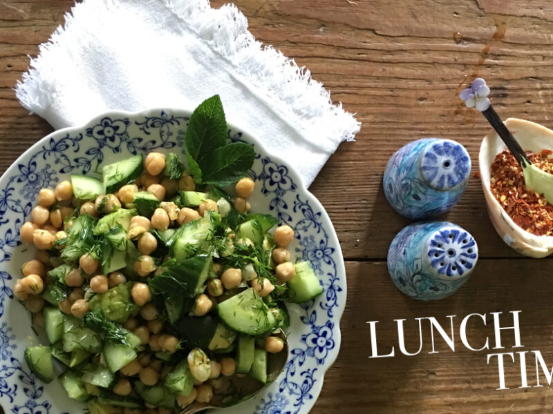 They are coming for lunch…