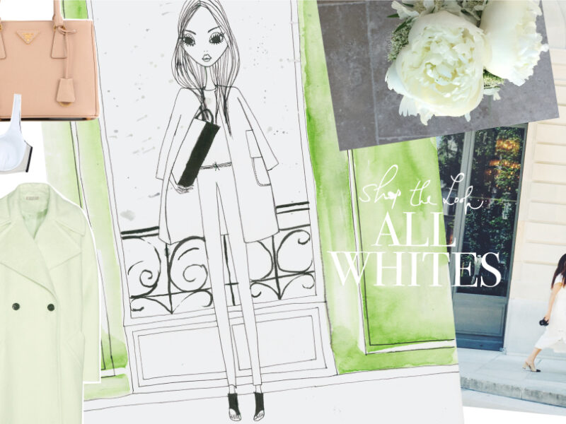 Different shades of white