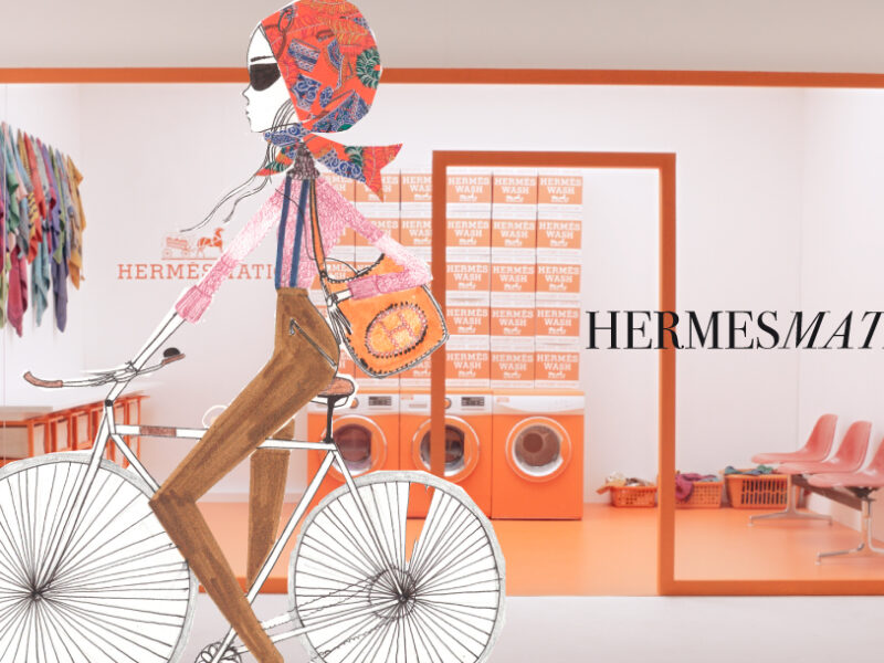 My new classic Carré, washed by Hermès