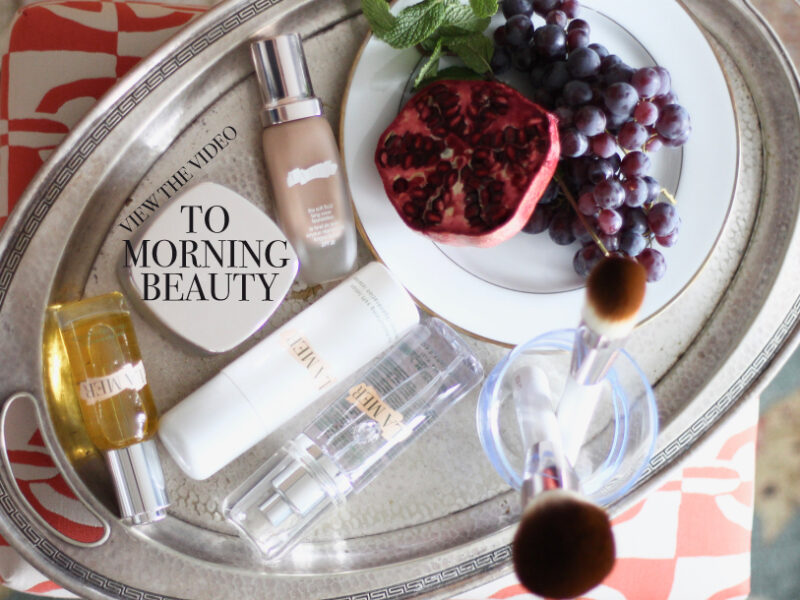 Violette’s morning beauty routine with La Mer
