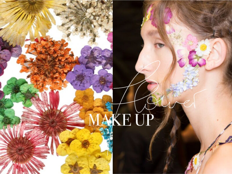 Dress up your face with flowers
