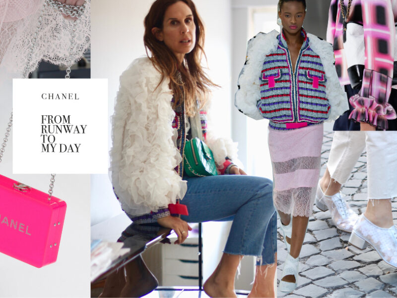 Chanel Munich opened its new boutique and IRMA selected her favorite look