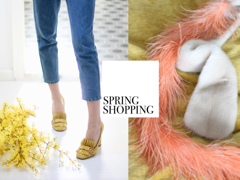 Spring shopping by colours