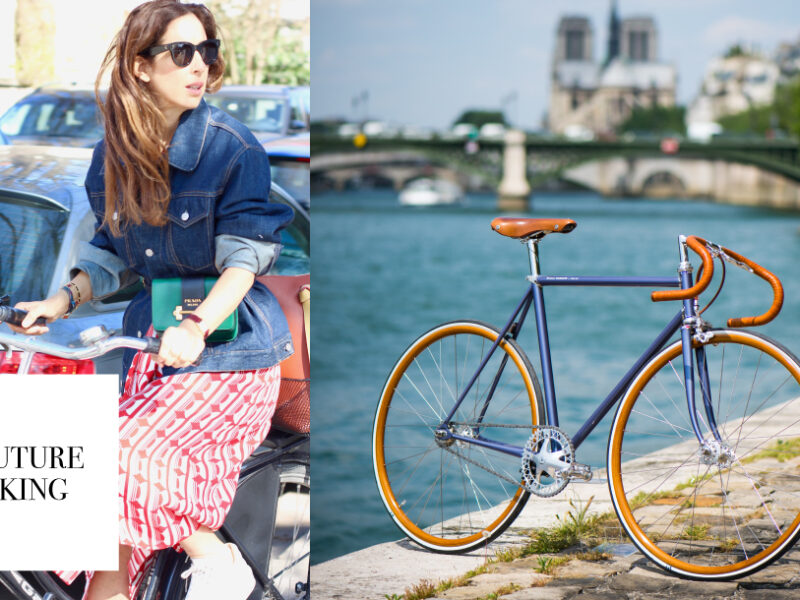 The couture bike by Maison Tamboite in Paris