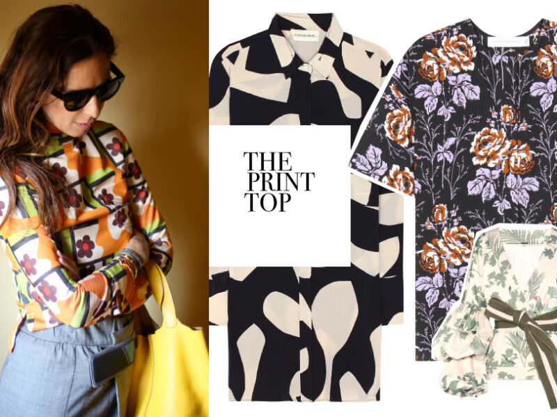 The printed top