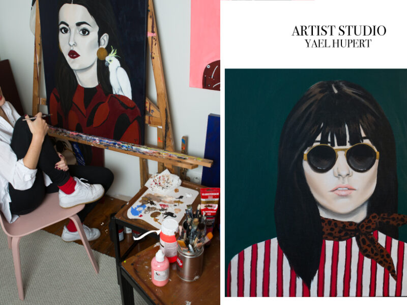 Visiting Yael Hupert at her Antwerp artist’s studio