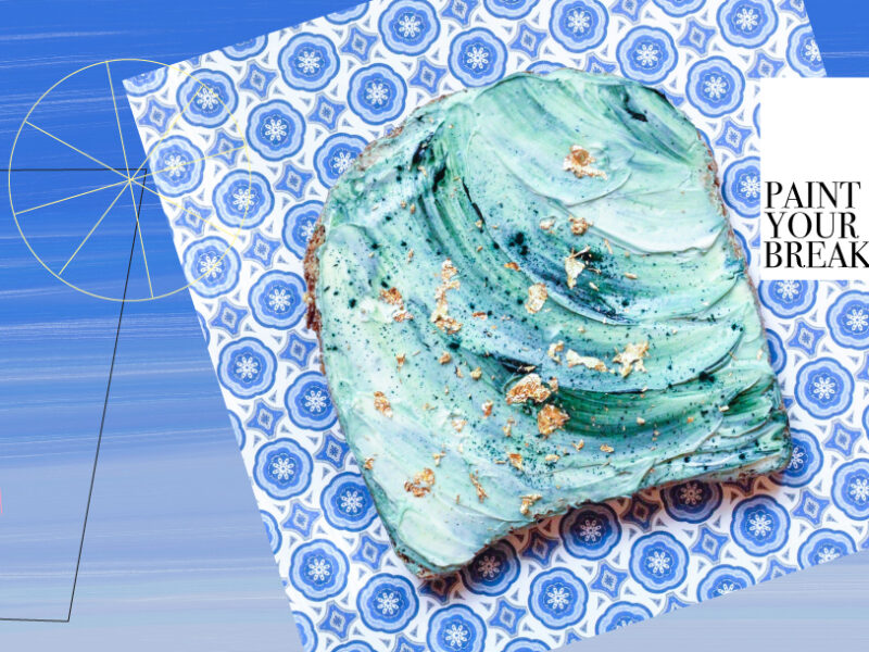 Colour is most important for breakfast – Mermaid Toasts by Adeline Waugh