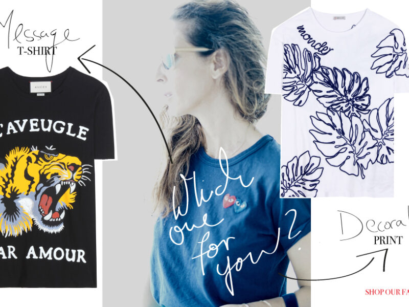 T-shirts with a message