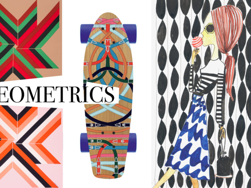 Geometric abstractions are my inspiration right now