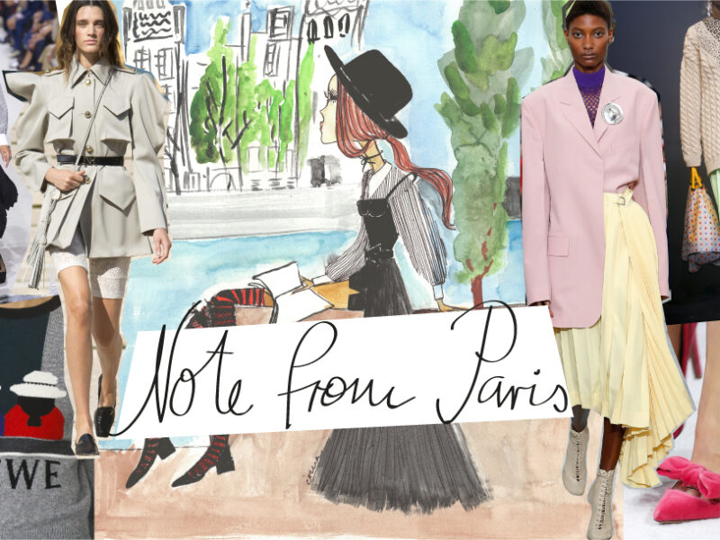 Fashion note from Paris