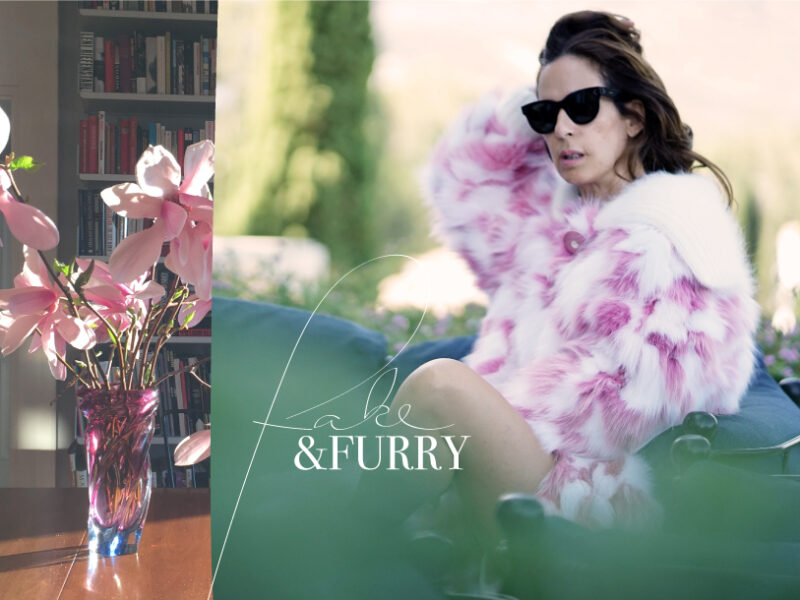 Real fur is so out. Fake fur for life!
