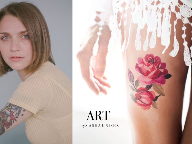 The art of tattooing by Sasha Unisex comes very close to nature