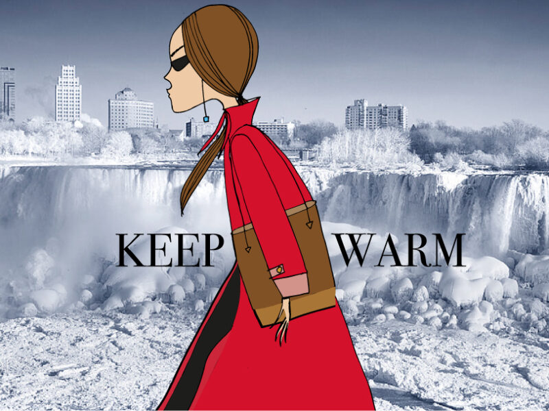 Keep warm at the Niagara Falls, the prettiest frozen wonderland right now