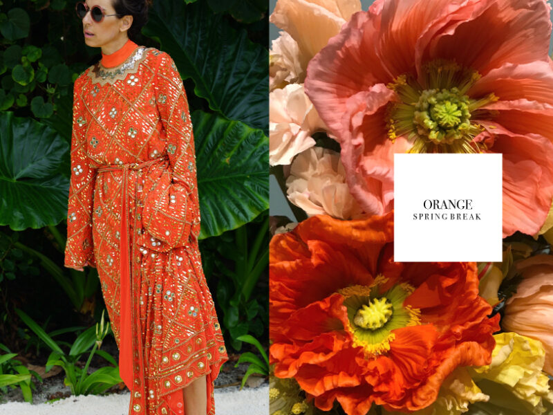 ORANGE is an invitation for spring