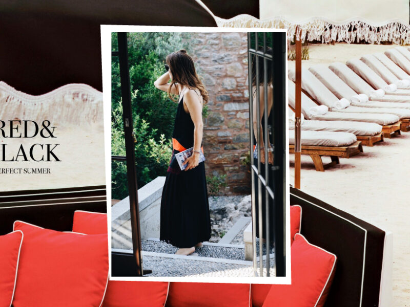 A black and red summer dress is a MUST for 2018