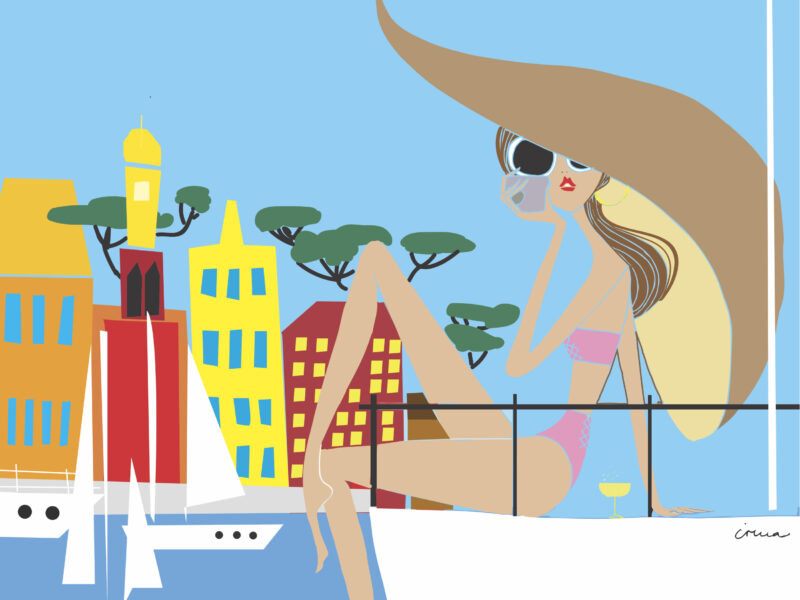 The Fernweh collection – IRMAS Travel Poster “St. Tropez”
