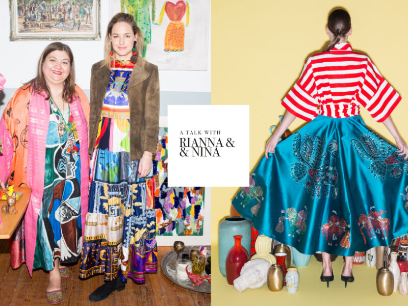 Rianna + Nina , a new lux lable making vintage Fashion sustainable chic