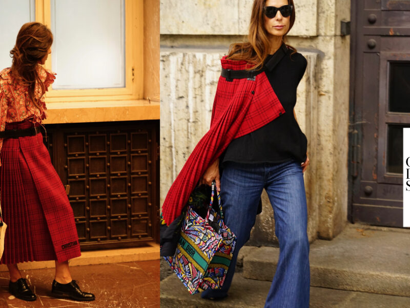 More than one way to wear a Dior Skirt from Fall 2018