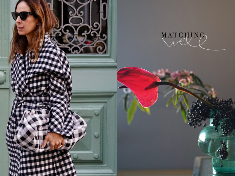A well-matched total look