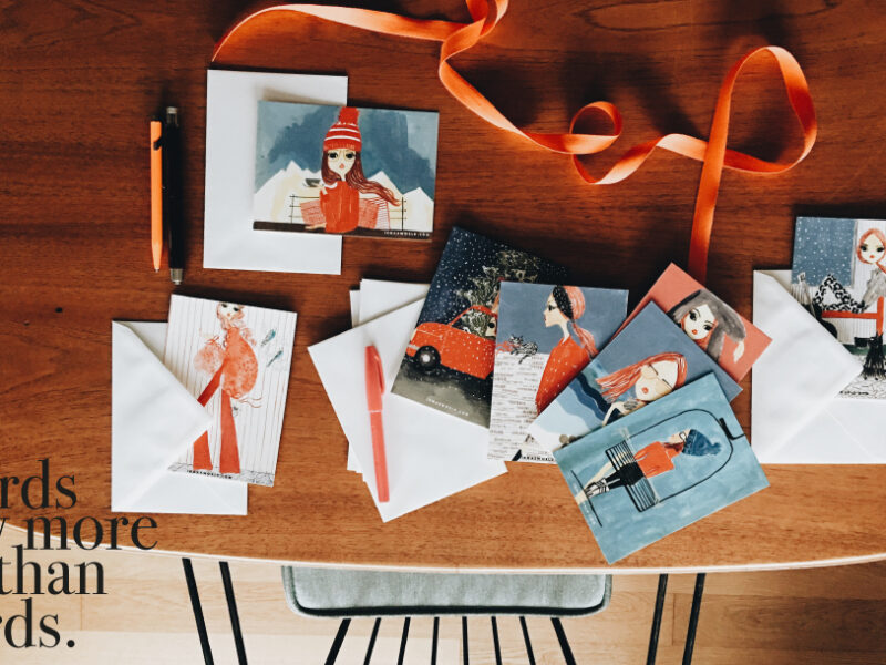 X-Mas greetings with the IRMA postcard set