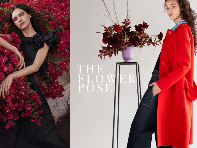 FLOWER SHOOT, how fashion makes flowers their latest photo prop