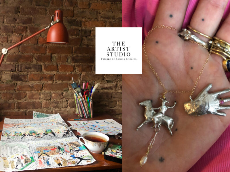 Making things and daily drawings. A studio visit at Pauline de Roussy de Sales New York Studio