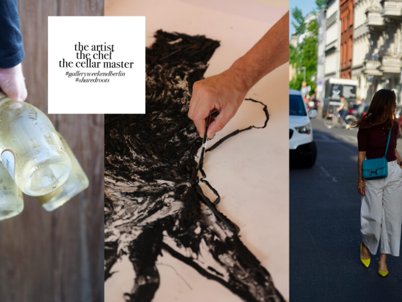 Celebrating Food for Art with the works of Vik Muniz and a flying Buffet by Yannic Stockhausen for the Berlin Gallery weekend