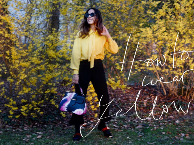 How to wear the trickiest colour which always comes up in spring: Yellow