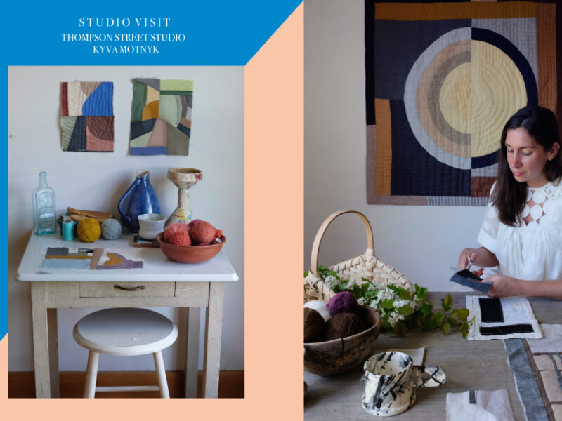 How quilting relaxes your mind and how your workspace influences your creativity