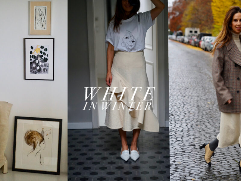 White for now. Five reasons to wear this colour when its grey outside