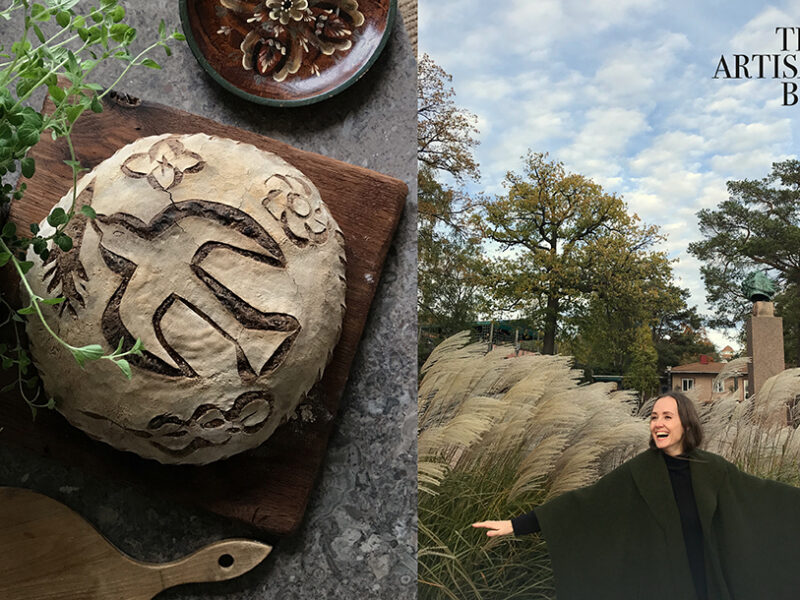 The artisanal bread by Linda Ring makes everyone happy, already by looking at it.