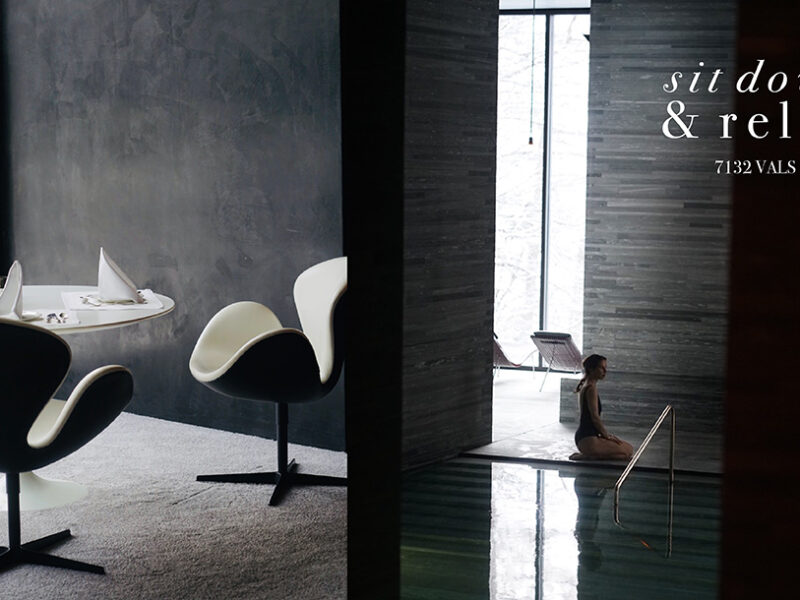 FIVE REASONS TO VISIT THE THERME 7132 IN VALS