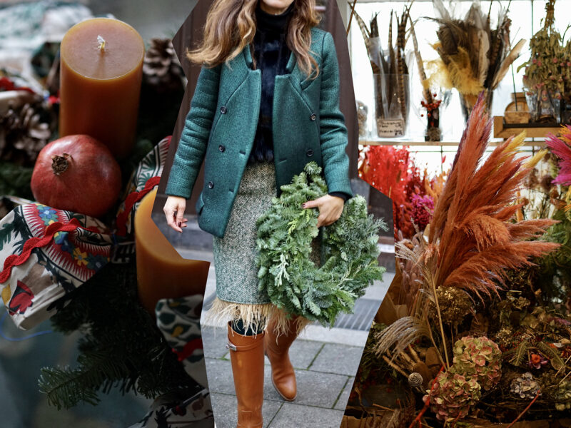 Advent wreath made with things you already have or collect