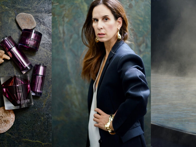 Platinum Rare Haute-Rejuvenation by LA PRAIRIE at daylight changing to night and vice versa.