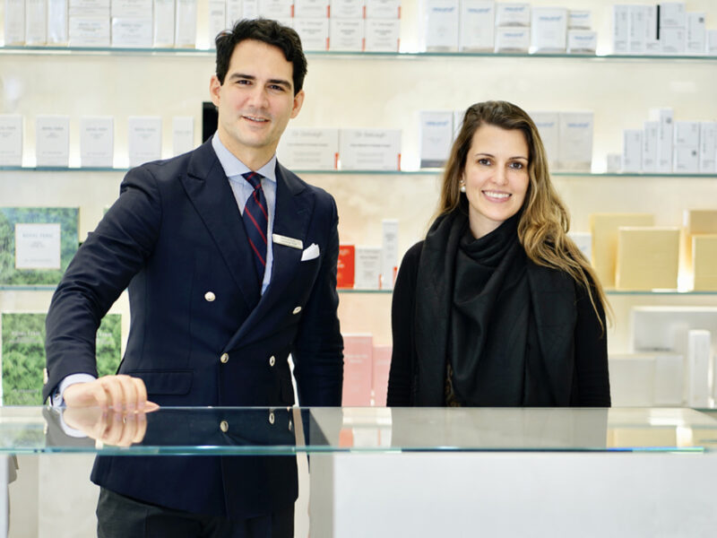 A skin care pharmacy in Madrid