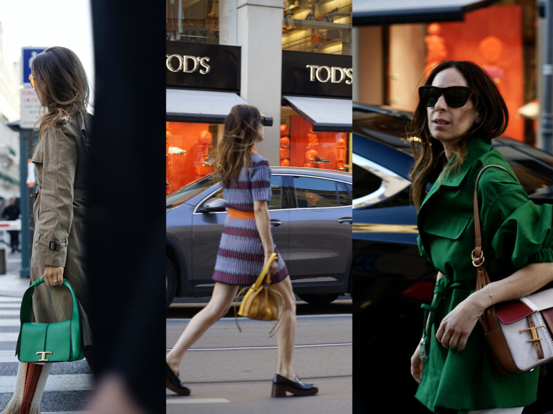 Styling exercise and talk at TOD’S