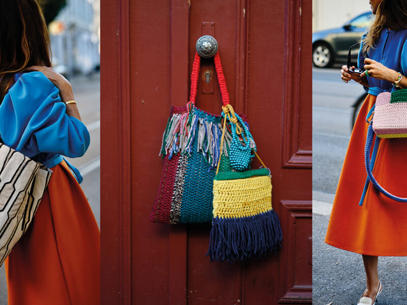 Baby bags, fringed shoppers & box bags