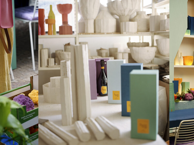 Paola Paronetto collaborates with Veuve Clicquot for a unique dinner experience showing her art